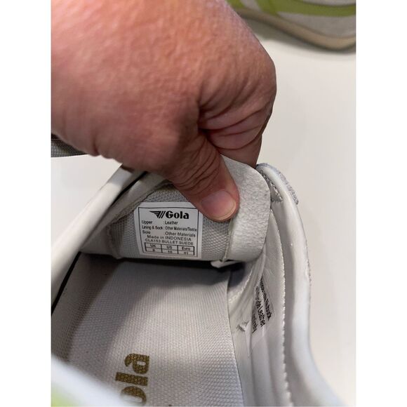 Gola Harrier Suede CMA192 Men's Size 11‎ Lifestyle Shoes Tan Retro Sneakers - Picture 7 of 8